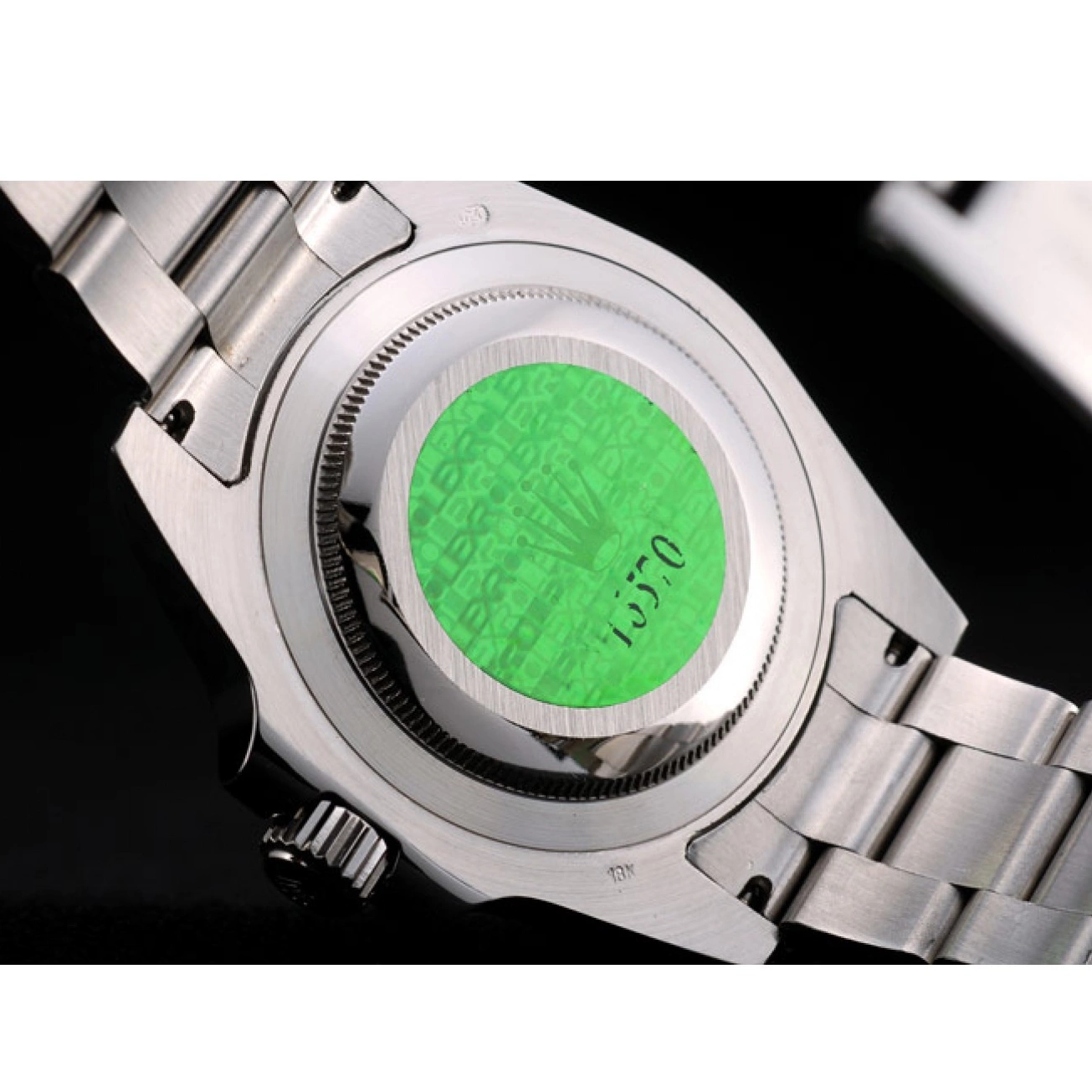 Aaa replica watch Dial Explorer Bezel White Rolex Stainless Watch Steel 0709